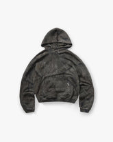 Initial Overdye Realtree® Oversized Hoodie - Overdyed Black