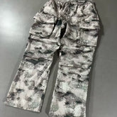 Hide in Hills snow camouflage multi-pocket overalls