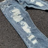 Gallery Dept Patched Together Micro Horns Denim Jeans