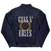 春秋款欧美复古Guns N’ Roses枪花乐队街头摇滚机车牛仔外套男 (2)