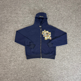 Derschutze Gallery badge embroidered cardigan jacket