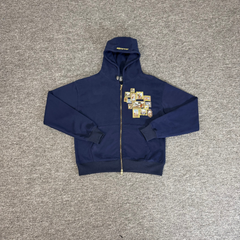Derschutze Gallery badge embroidered cardigan jacket