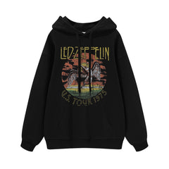 Led Zeppelin齐伯林飞艇摇滚乐队pink floyd涅槃男女连帽圆领卫衣 (1)