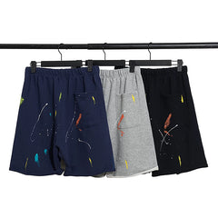 Gallery Dept Splatter Painting Denim Shorts