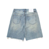 Gallery Dept Hole Denim Shorts