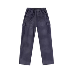 Hide in Hills Washed and Distressed Denim Joggers