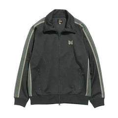 NEEDLES butterfly embroidered LOGO zip jacket