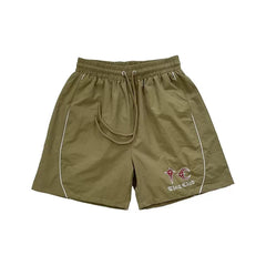 Thug Club Star and Moon Embroidered Casual Shorts