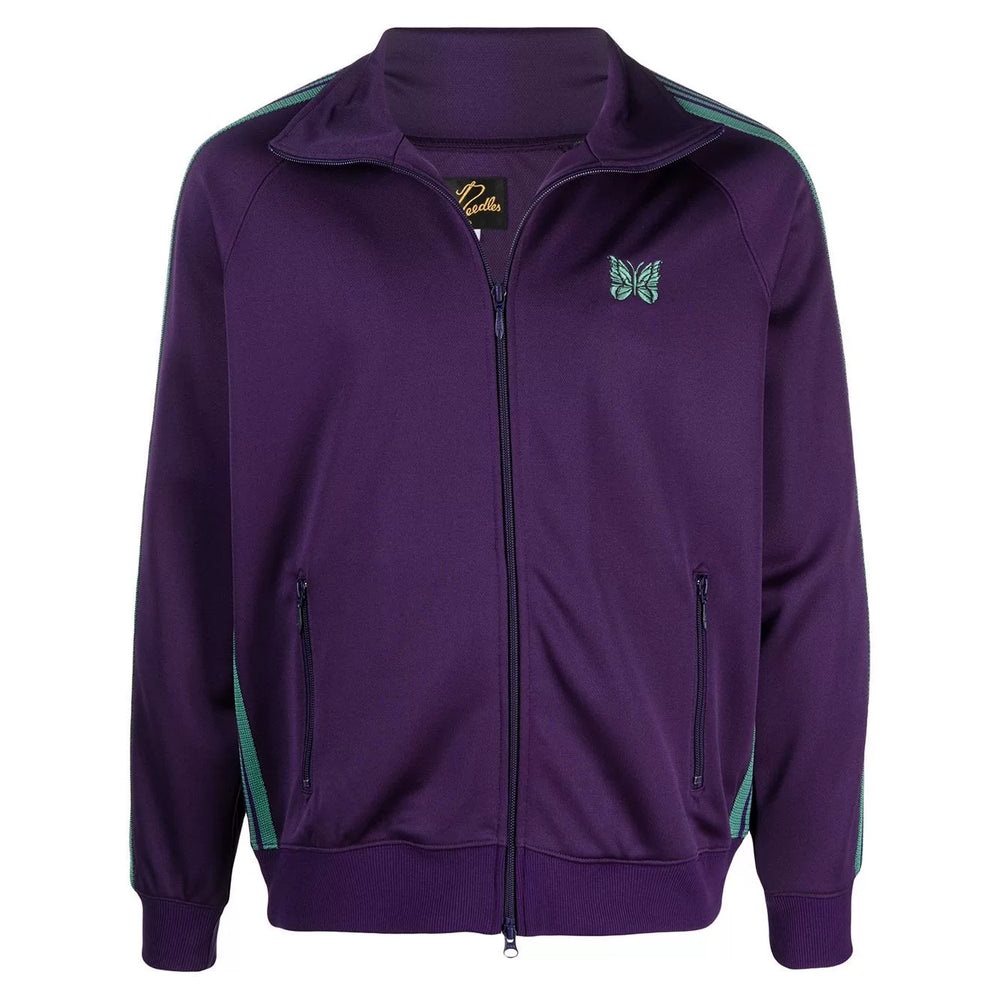 NEEDLES butterfly embroidered LOGO zip jacket