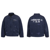 Project Washed Hand Cut Zip Denim Jacket
