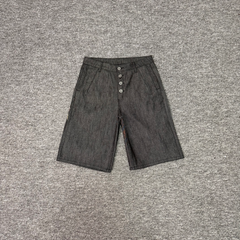 Derschutze Blossom V2 Jorts - Flower Embroidered Denim Pants