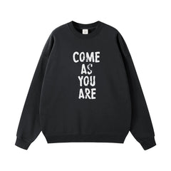 NIRVANA Nirvana Rock Band American Street Gun Flower Nirvana Black Gray White Pure Cotton Hooded Round Neck Sweatshirt (5)