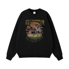 Led Zeppelin齐伯林飞艇摇滚乐队pink floyd涅槃男女连帽圆领卫衣 (1)