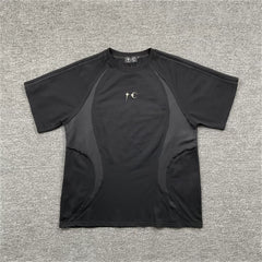 THUG CLUB Sports Function Style Stitching Short Sleeve Set