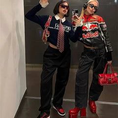 RedBull Vintage Fashion Collar Jacket Coat