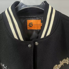 Thug club Rivet Metal LOGO Short Bomber Jacket