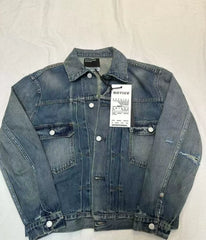 ERD washed spoiled denim jacket