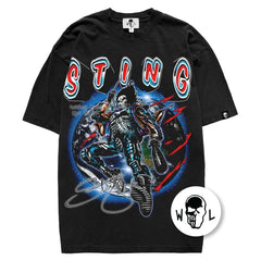 Warren Lotas Sting Cosmic Wrestling T-Shirt - Black