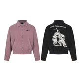 ERD heavy embroidery retro loose casual coat