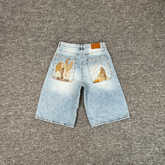 Derschutze Yasmin V3 Jorts Blue Updated Fit Embroidered Jeans