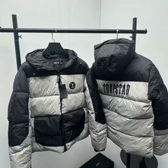 Trapstar heavy industry embroidery logo cotton-padded jacket