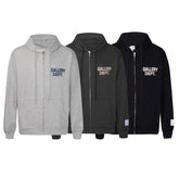 Gallery Dept letter logo slogan-print zip-up jacket
