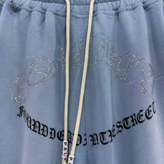Paly Hollywood distressed printed shorts