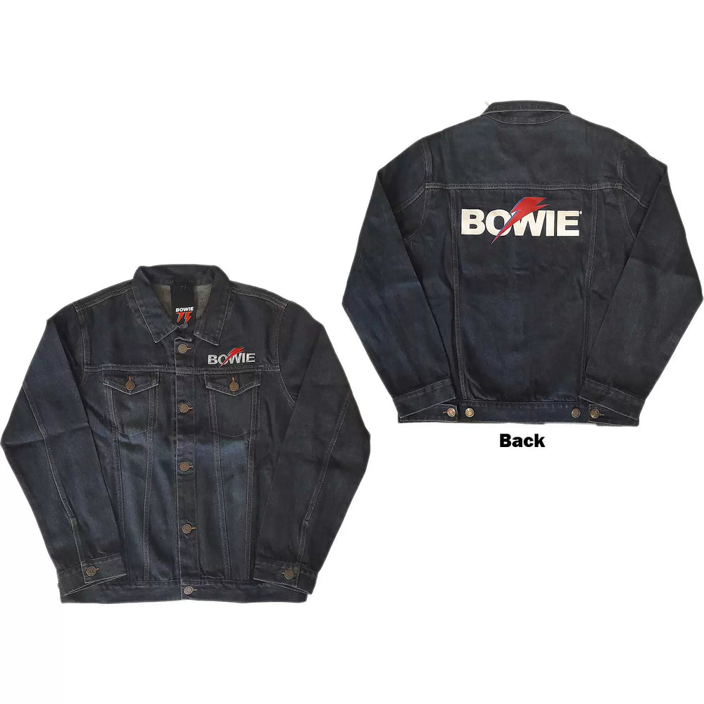 TEH WHO BOWIE David Bowie Rock Band Denim Jacket Retro Motorcycle Denim Men's Jacket