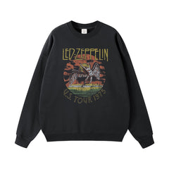 Led Zeppelin齐伯林飞艇摇滚乐队pink floyd涅槃男女连帽圆领卫衣 (1)