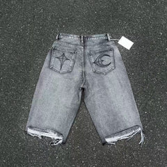 Thug Club ripped mid-thigh loose jeans