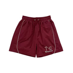 Thug Club Star and Moon Embroidered Casual Shorts