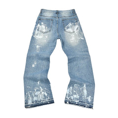 Gallery Dept American Retro Splatter Painting Denim Jeans