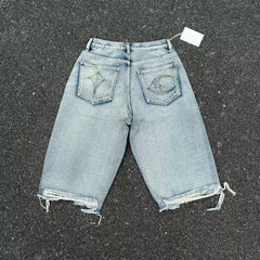Thug Club ripped mid-thigh loose jeans