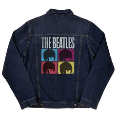 牛仔外套男春秋款欧美复古披头士The Beatles朋克机车牛仔衫夹克 (2)