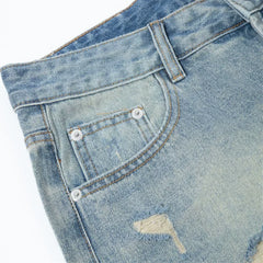 Gallery Dept Hole Denim Shorts