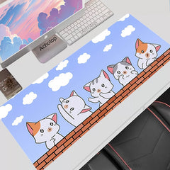 Brick Kitties Desk Pad