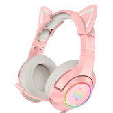 Pink Cat Ears Gaming Headset
