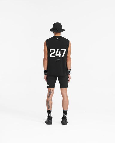 247 Oversized Tank - Jet Black
