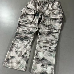 Hide in Hills snow camouflage multi-pocket overalls