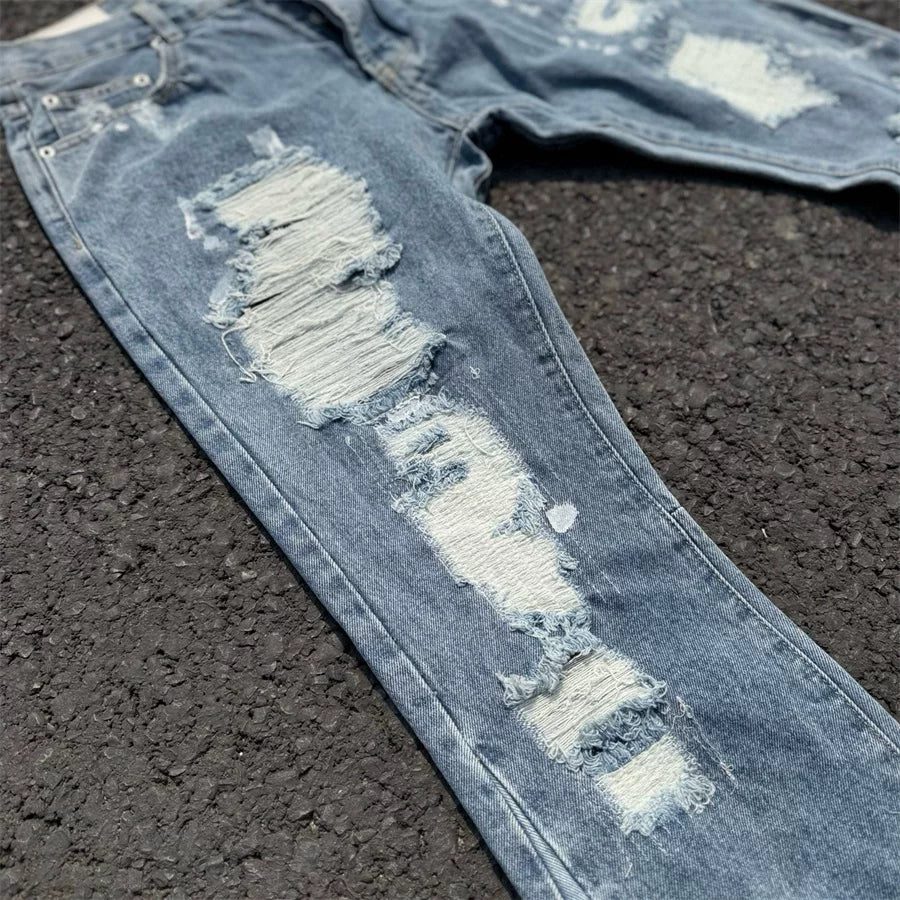 Gallery Dept Patched Together Micro Horns Denim Jeans