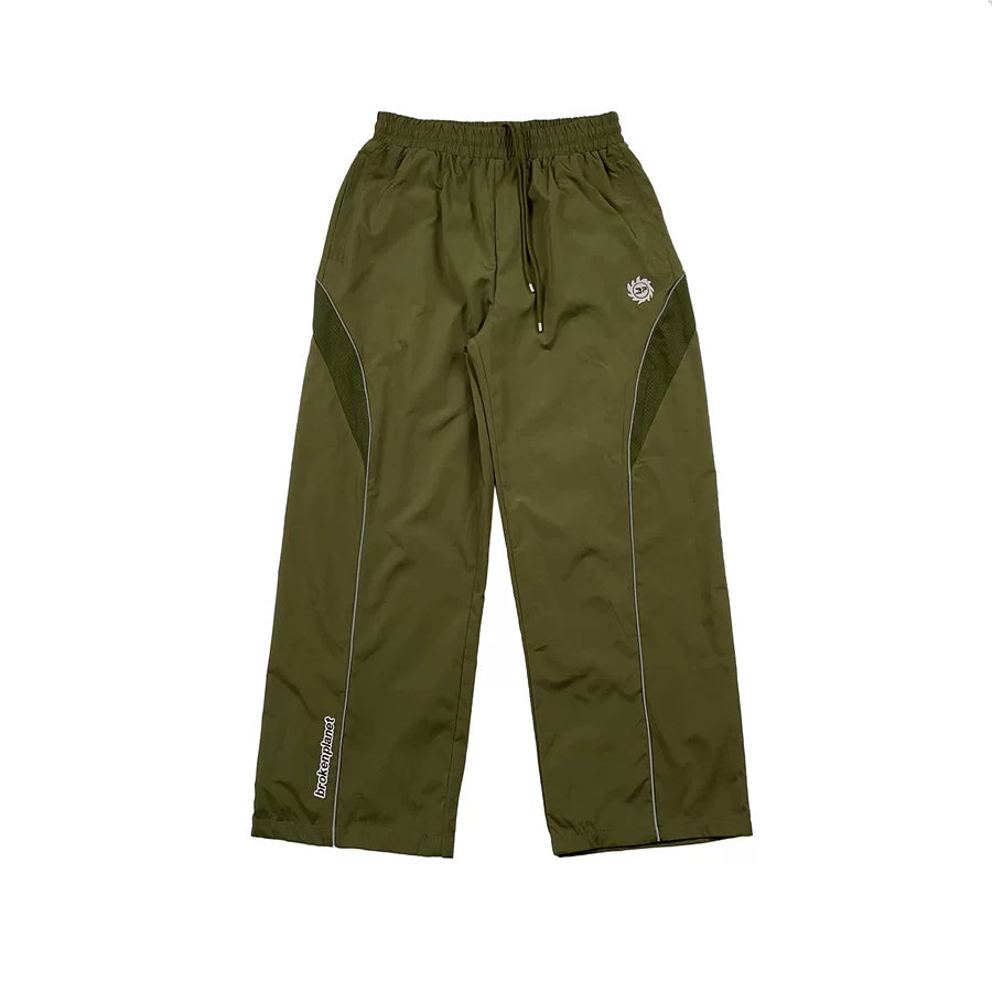 Broken Planet Embroidered Logo Pants Wide-leg Pants