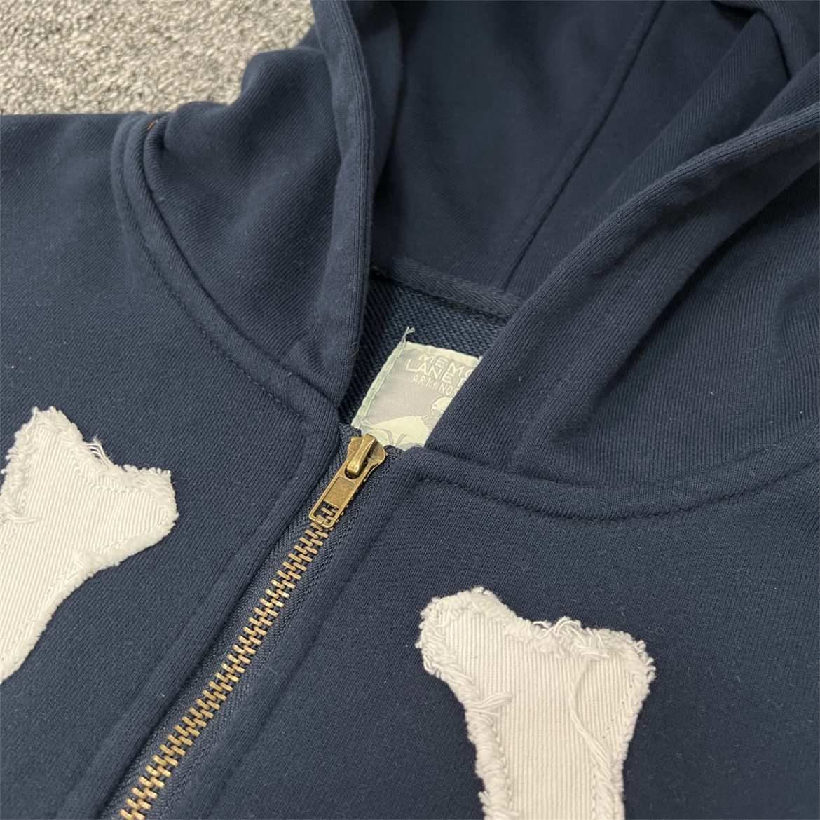 Memory Lane Park NY patch embroidered hooded coat
