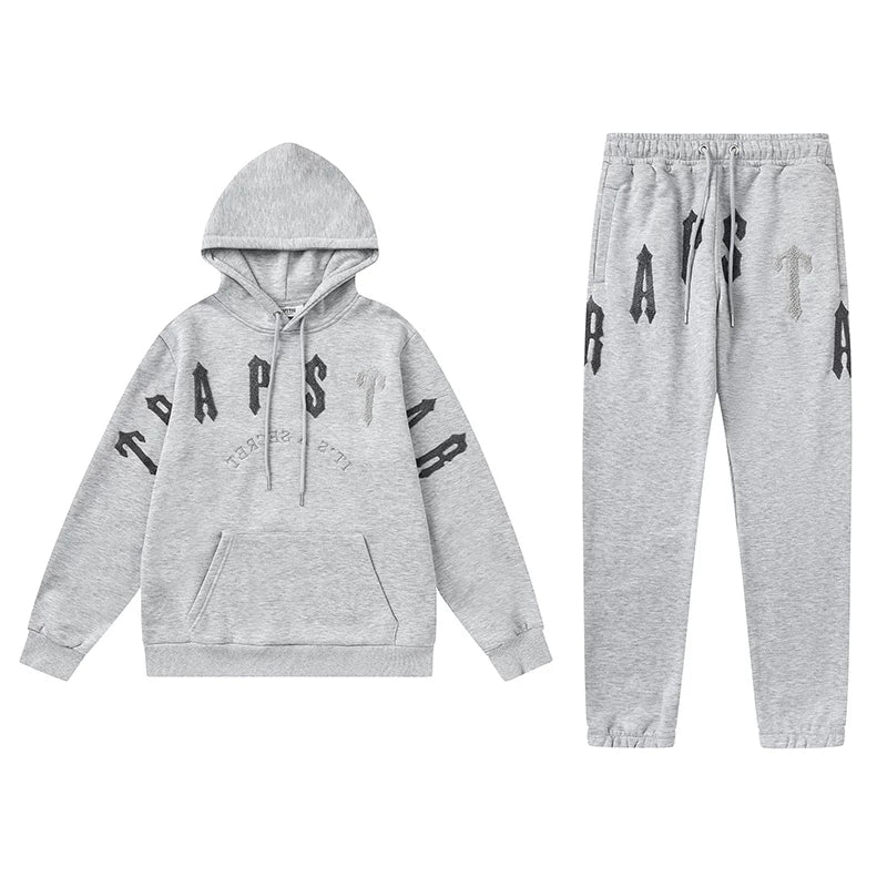 Trapstar Towel Embroidered Letter Hooded Casual Set