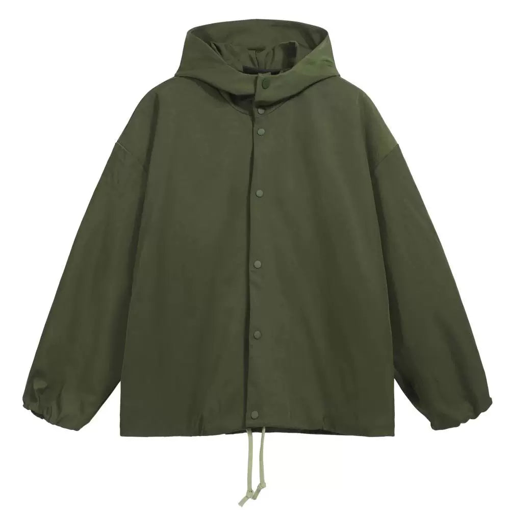 FOG polyline ESSENTIALS hooded cloth embroidered coat
