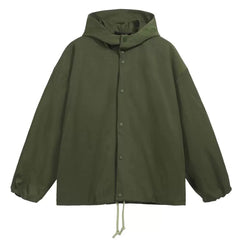 FOG polyline ESSENTIALS hooded cloth embroidered coat