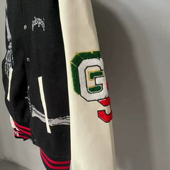 GODSPEED Heavy Embroidered Skull Thick Jacket