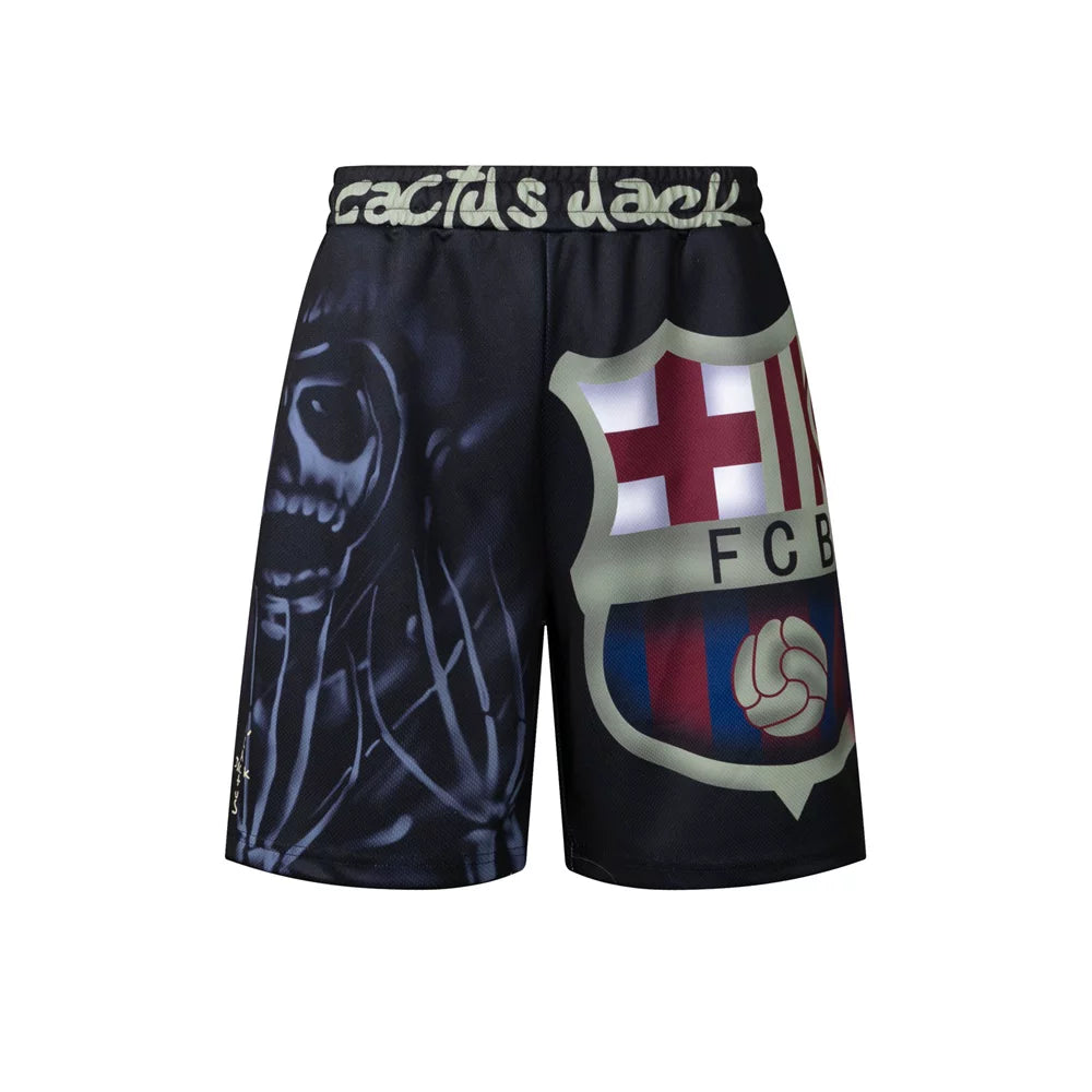 Travis Scott x Barça "Cactus Jack" Mesh Shorts