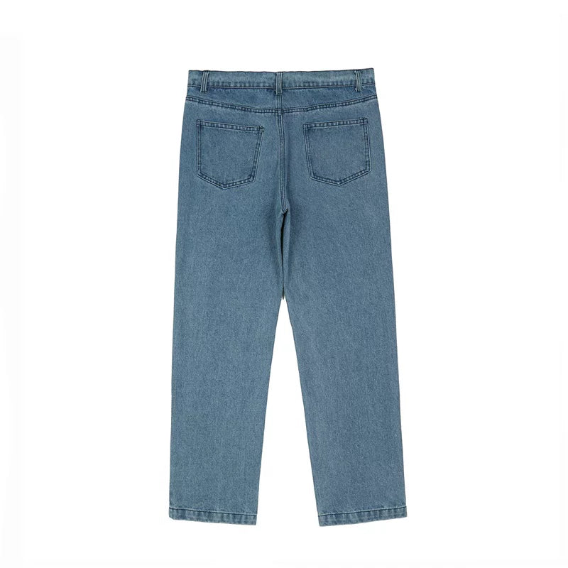 revenge Embroidered logo Straight-Leg Jeans
