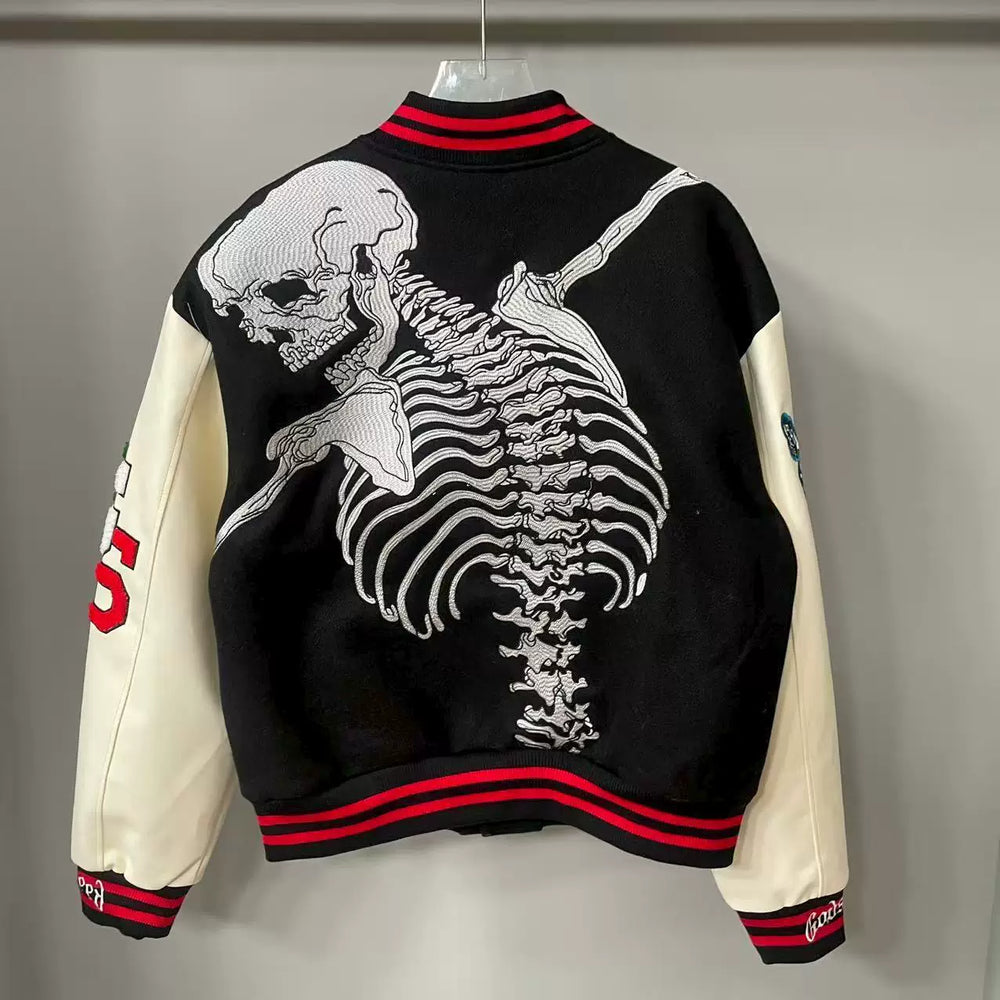 GODSPEED Heavy Embroidered Skull Thick Jacket