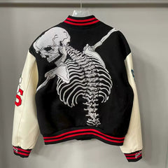 GODSPEED Heavy Embroidered Skull Thick Jacket